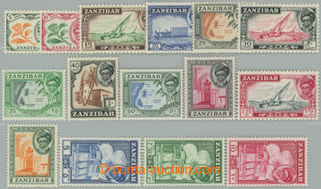 246377 - 1957 SG.358-372, Sultan Kalif bin Harub 5c - 10Sh; complete 