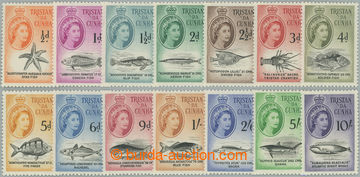 246384 - 1960 SG.28-41, Elizabeth II. ½d - 10Sh; complete set, mint 