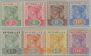 246443 - 1890-1892 SG.1-8, Viktorie 2c - 96c, vše DIE I; kompletní 