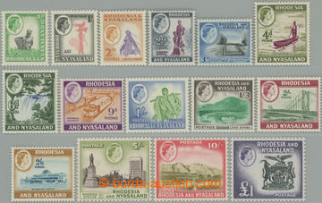 246469 - 1959-1962 SG.18-31, Alžběta II. - Motivy ½P - £1, komple