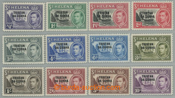 246553 - 1952 SG.1-12, George VI. - Motives ½d - 10Sh with overprint