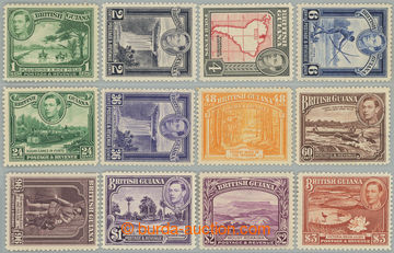 246613 - 1938-1952 SG.308a-319, Jiří VI. - Motivy 1c - $3; kompletn