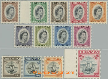 246635 - 1953-1959 SG.192-204, Alžběta II. Portrét a lodě ½c - $
