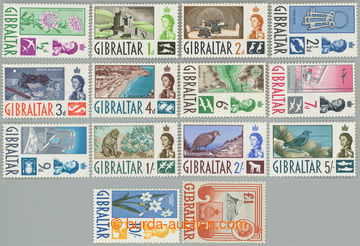 246639 - 1960-1962 SG.160-173, Alžběta II. - Motivy ½d - £1; komp