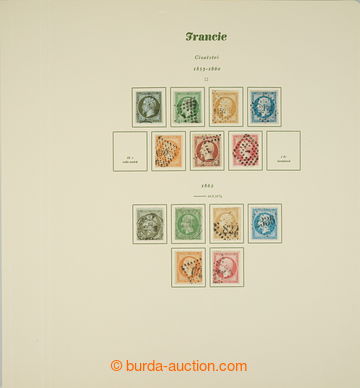 246660 - 1860-1970 [SBÍRKY]  rozpracovaná sbírka na listech Stibů