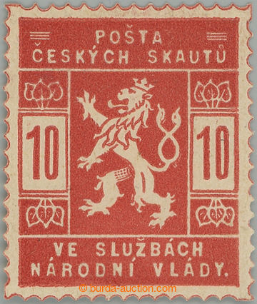 246682 - 1918 PLATE PROOF  values 10h in red color - definitive color