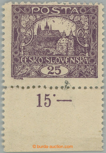 246720 -  Pof.11E, 25h violet with line perforation 11½ : 10¾ with 