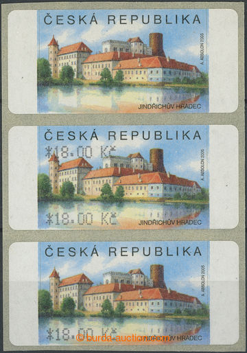 246736 - 20005 Pof.AT3, Jindřichův Hradec, hodnota 18Kč, 3-páska 