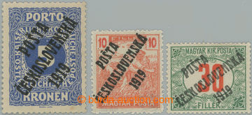 246801 -  SELECTION of / Pof.81, 105a, 139, Small numerals 5 Koruna b