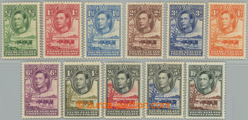 246890 - 1938-152 SG.118-128, Jiří VI. - Baobab a dobytek ½P - 10S