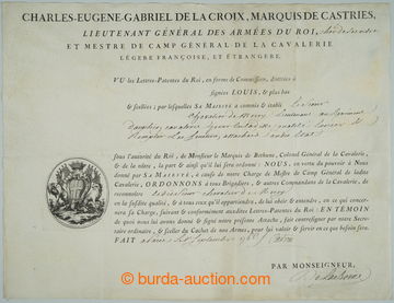 247006 - 1765 DE CASTRIES Charles Eugène Gabriel de La Croix (1727-1