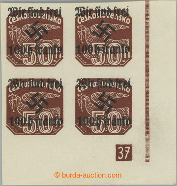 247119 - 1938 RUMBURG / Mi.34+34 I, Novinové 100/50h hnědá, pravý