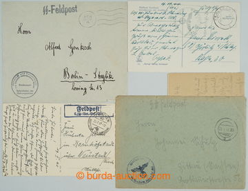 247148 - 1940-1940 SS FIELD-POST / 2 letters (1x incl. content) and 2