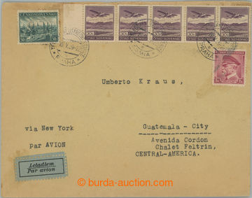 247161 - 1939 airmail letter to Guatemaly, franked with. on both side