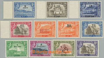 247221 - 1951 SG.36-46, přetiskové Jiří VI. - Motivy 5c/1a - 10Sh