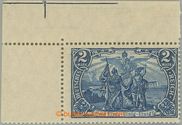 247299 - 1916 Mi.95A II, Výjevy 2M tmavě modrá, Kriegsdruck, zoubk