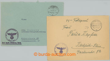 247337 - 1939-1940 SS FIELD-POST / 2 letters, official military unit 