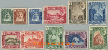 247343 - 1942 SG.1-11, Sultan Jafar - Landscape ½a - 5R; complete se