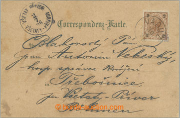 247365 - 1896 FORERUNNER / postcard franked with Austrian stamp Franz