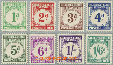 247387 - 1940 SG.D1-D8, Doplatní Číslice 1d - 1Sh6P; kompletní s