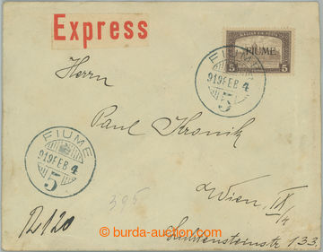 247397 - 1919 R+Ex-dopis zaslaný do Vídně, vyfr. zn. Parlament 5K 