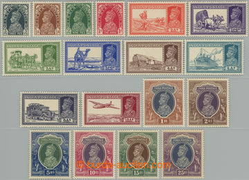 247403 - 1937-1940 SG.247-264, George VI. Portraits and vehicles 3P -