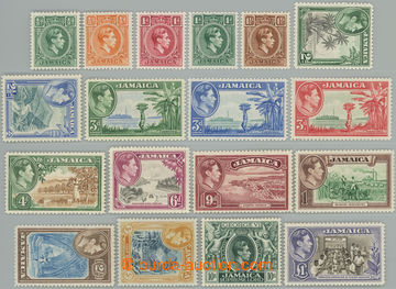 247407 - 1938-1952 SG.121-133a, Jiří VI. - Motivy ½P - £1; komple