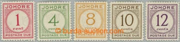 247411 - 1938 SG.D1-D5, Postage due stamps numeral(s) 1c - 12c; compl