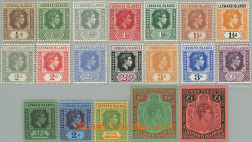 247417 - 1938-1951 SG.95-114c, Jiří VI. ¼P - £1; kompletní dlouh