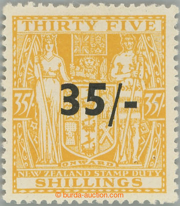 247455 - 1939 SG.F186, poštovně fiskální přetisková Znak 35/35S
