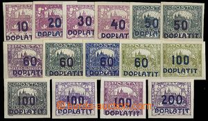 24746 - 1922 Výpotřební Hradčany  řada Pof.DL15-28 + DL19a.
