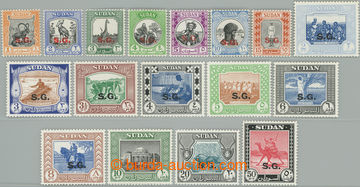 247537 - 1951-1962 SG.O67-O83, official Motives 1m - 50P; complete lo