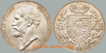 247540 - 1904 LIECHTENSTEIN / Johann II. (1858 - 1929), 5 crown 1904,