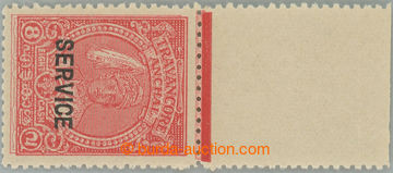 247550 - 1946 SG.108ca, official Bala Rama Varna 8ca carmine, DOUBLE 