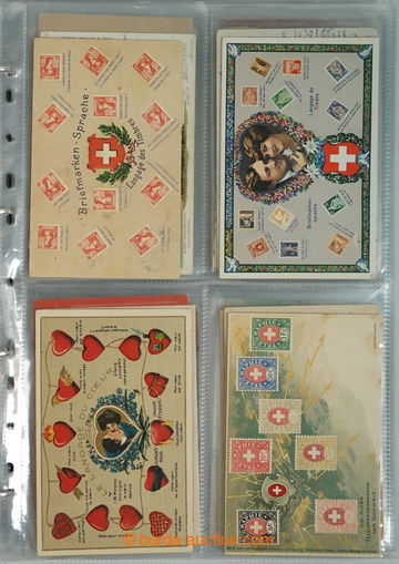 247666 - 1890-1910 [SBÍRKY]  MOTIV / sestava 56ks pohlednic s různ�