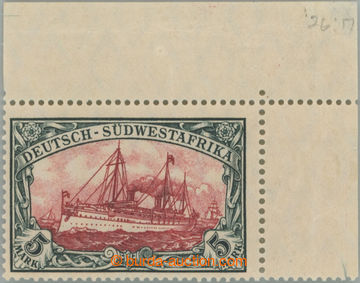 247680 - 1906 Mi.32Ab, Emperor´s Yacht 5M carmine with wmk, Freidens