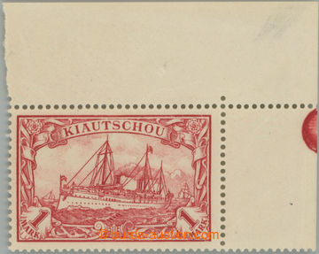 247684 - 1901 Mi.14, Emperor´s Yacht 1M red without watermark, UR co