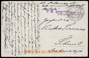 24769 - 1917 postcard with CDS K.u.K Marinefeldpostamt (naval field 