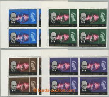 247691 - 1966 SG.16-19, Churchill ½d-2Sh, kompletní série v levýc