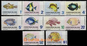 24770 - 1968 Mi.22-31, Fishes, superb.