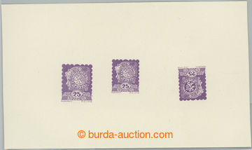 247714 - 1920 MUDRUNKA A., joined printing 3 refused designes on/for 