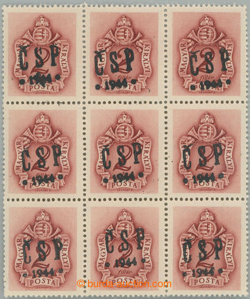 247716 - 1944 CHUSTSKÝ PŘETISK / Pof.RV202, Majer C29, doplatní 2f
