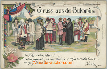 247719 - 1899 Gruss aus der Bukowina - kroje různých národností v