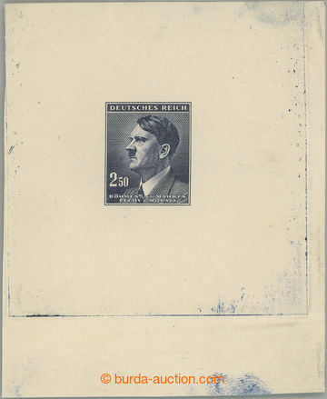 247727 - 1942 PLATE PROOF  Pof.90, A. Hitler. 2,50 Koruna, plate proo