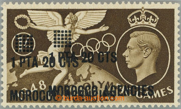 247778 - 1948 BRITISH POST OFF. IN MAROCCO / SG.181a, Olympic Games 1