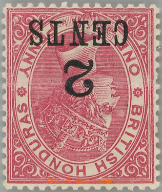 247836 - 1888-1891 SG.37w, Viktorie 2 CENTS / 1P červená, průsvitk