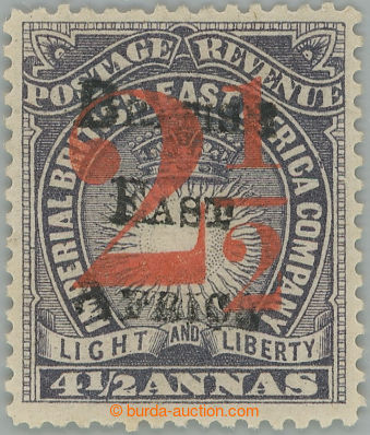 247851 - 1895 SG.48, Light and Liberty 4½A s přetiskem 2½; bezvadn