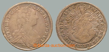 247857 - 1748 Maria Theresa (1740-1780), XV Kreuzer 1748 KB, Kremnica