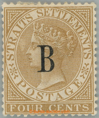 247970 - 1883 BRITSKÁ POŠTA V BANGKOKU / SG.17, přetisková Viktor