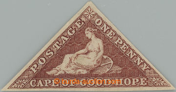 248021 - 1864 SG.18ca, Allegory 1P brownish red, wmk sideways; very f